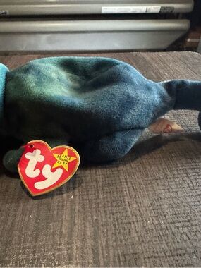 Ty Beanie Baby Rainbow Retired Chameleon Plush 1997 Ages 3+